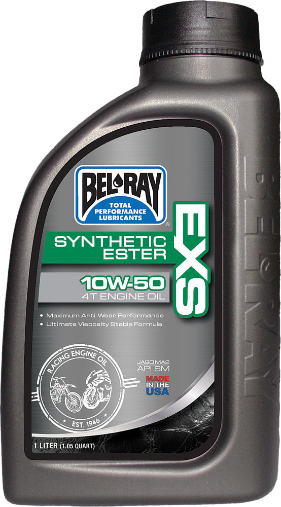 Bel-ray Exs Full Synthetic Ester 4t Engine Oil 10w-50 1l - Watercraft Collection