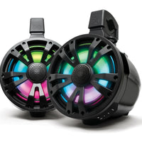 Ecoxgear Extrmtower 2-pk 8 Spkr 1 Amp 2 Non-amplified Speakers Blk - Watercraft Collection