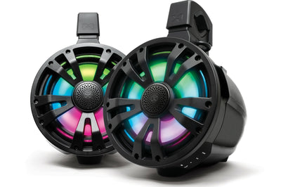 Ecoxgear Extrmtower 2-pk 8 Spkr 1 Amp + Non-amp Blk - Watercraft Collection