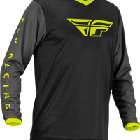 FLY RACING F 16 Jersey Black/Grey/Hi Vis Sm - Jerseys