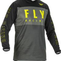 FLY RACING F 16 Jersey Grey/Black/Hi Vis Sm - Jerseys
