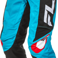 FLY RACING F 16 Pants Ca/Ny Cyan/Black/White Sz 28