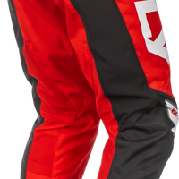 Fly Racing F-16 Pants Ca/ny Cyan/black/white Sz 42 - Black/Red/White / US 28