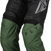 FLY RACING F 16 Pants Olive Green/Black Sz 28