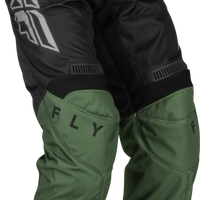 FLY RACING F 16 Pants Olive Green/Black Sz 28