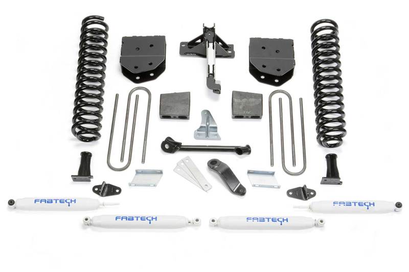 Fabtech 08-16 Ford F250/F350 4WD 4in Basic Sys w/Perf Shks - Suspension