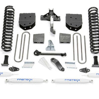 Fabtech 08-16 Ford F250/F350 4WD 4in Basic Sys w/Perf Shks - Suspension