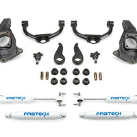 Fabtech 11-19 GM C/K2500HD/3500HD 4in Ultimate System w/Perf. Shocks - Suspension
