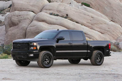 Fabtech 14-18 GM C/K1500 P/U w/oE Alm Or Stmp Stl UCA 4in Basic Sys w/Stealth - Suspension