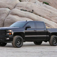 Fabtech 14-18 GM C/K1500 P/U w/oE Forg Stl UCA 4in Basic Sys w/Perf Shks - Suspension