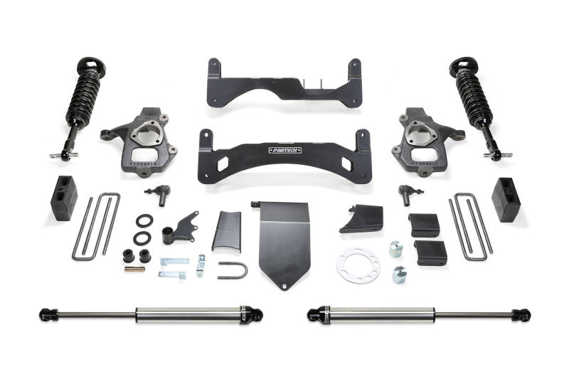 Fabtech 14-18 GM C/K1500 P/U w/oE Forg Stl UCA 6in Perf Sys G2 w/Dl 2.5 & 2.25 - Suspension