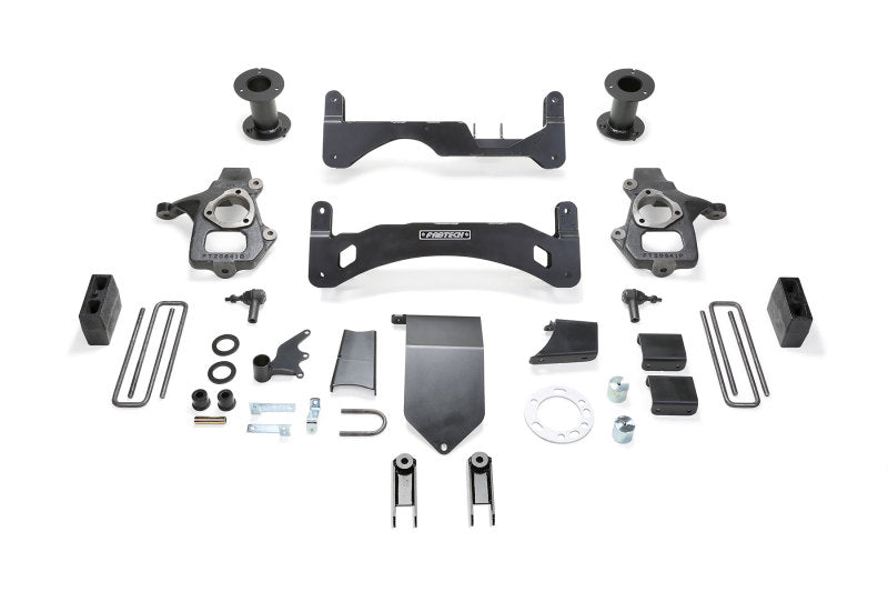 Fabtech 14-18 GM K1500 P/U Denali w/oE Alm Or Stmp Stl UCA 6in Basic Sys G2 w/Magneride - Suspension