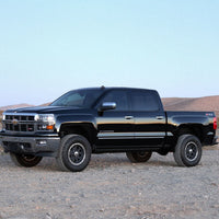 Fabtech 14-18 GM K1500 w/OE Alum. UCA 4in Budget System w/Rear Perf. Shocks - Suspension