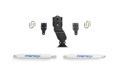 Fabtech 17-20 Ford Superduty 4WD Performance Dual Steering Stabilizer Kit - Suspension