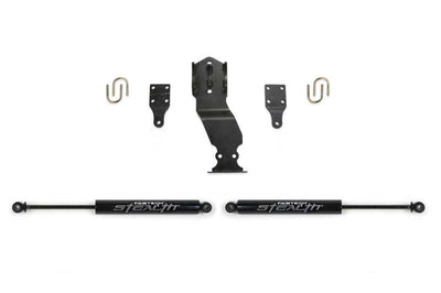 Fabtech 17-20 Ford Superduty 4WD Stealth Dual Steering Stabilizer Kit - Suspension