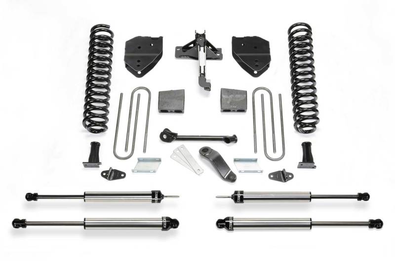 Fabtech 17-21 Ford F250/F350 4WD Diesel 4in Basic Sys w/Dlss Shks - Suspension