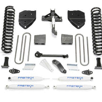 Fabtech 17-21 Ford F250/F350 4WD Diesel 4in Basic Sys w/Perf Shks - Suspension
