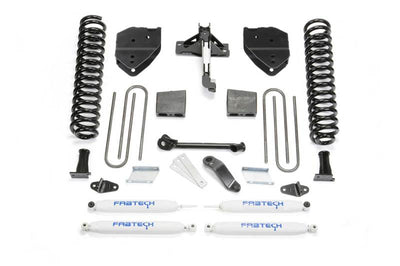Fabtech 17-21 Ford F250/F350 4WD Diesel 4in Basic Sys w/Perf Shks - Suspension