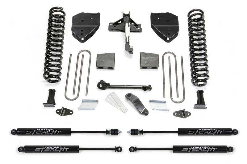 Fabtech 17-21 Ford F250/F350 4WD Diesel 4in Basic Sys w/Stealth - Suspension