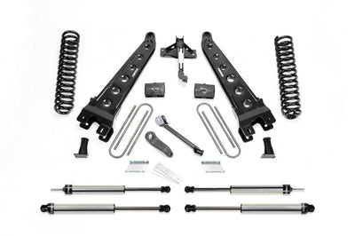 Fabtech 17-21 Ford F250/F350 4WD Diesel 4in Rad Arm Sys w/Coils & Dlss Shks - Suspension