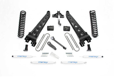 Fabtech 17-21 Ford F250/F350 4WD Diesel 4in Rad Arm Sys w/Coils & Perf Shks - Suspension
