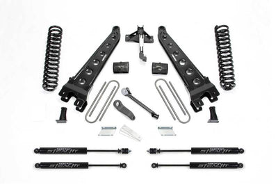 Fabtech 17-21 Ford F250/F350 4WD Diesel 4in Rad Arm Sys w/Coils & Stealth - Suspension