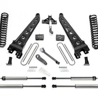 Fabtech 17-21 Ford F250/F350 4WD Gas 4in Rad Arm Sys w/Coils & Dlss Shks - Suspension
