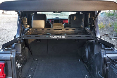 Fabtech 18-21 Jeep JL 4WD 4-Door Interior Cargo Rack - Truck Bed Accessories