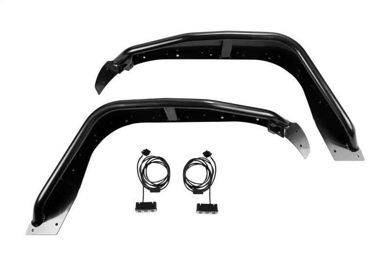 Fabtech 18-21 Jeep JL 4WD Front Steel Tube Fenders - Fender Flares & Trim