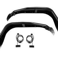 Fabtech 18-21 Jeep JL 4WD Front Steel Tube Fenders - Fender Flares & Trim