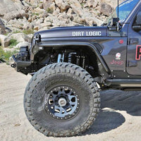 Fabtech 18-21 Jeep JL 4WD Front Steel Tube Fenders - Fender Flares & Trim