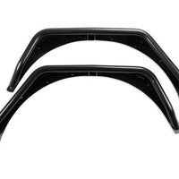 Fabtech 18-21 Jeep JL 4WD Rear Steel Tube Fenders - Textured Black - Fender Flares & Trim