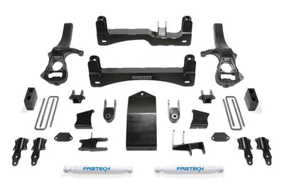 Fabtech 19-21 GM K1500 P/U 6in Basic Sys w/Perf Shks - Suspension