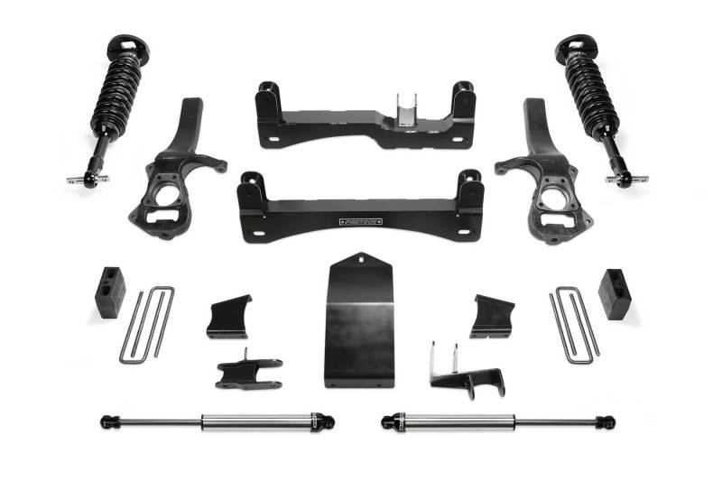Fabtech 19-21 GM K1500 P/U Diesel 6in Perf Sys w/Dl 2.5 & 2.25 - Suspension