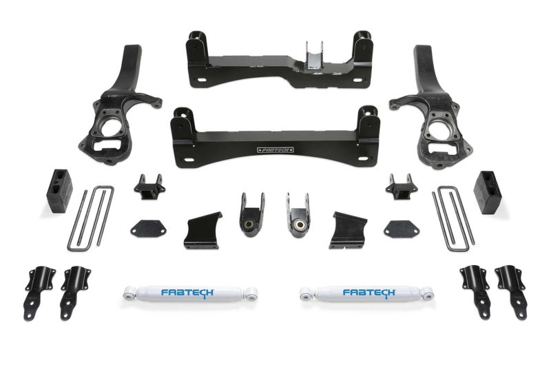 Fabtech 2019 GM C1500 P/U 6in Basic Sys w/Perf Shks - Suspension