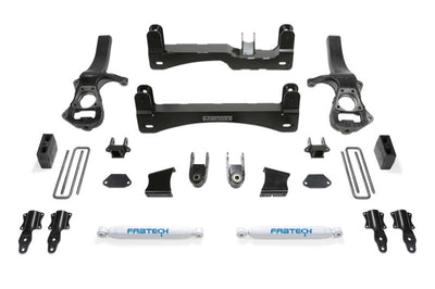 Fabtech 2019 GM C1500 P/U 6in Basic Sys w/Perf Shks - Suspension