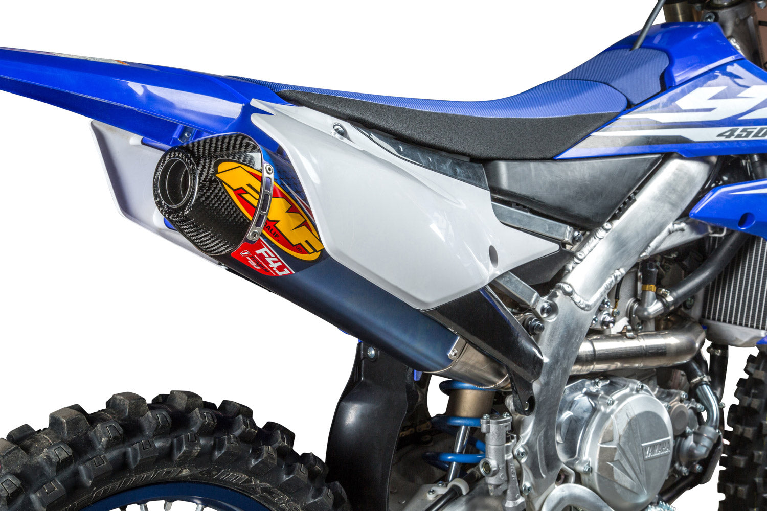 Fmf Factory 4.1 Rct Slip Mflr Ano Ti W/carb Cap Yz450f - Offroad Collection