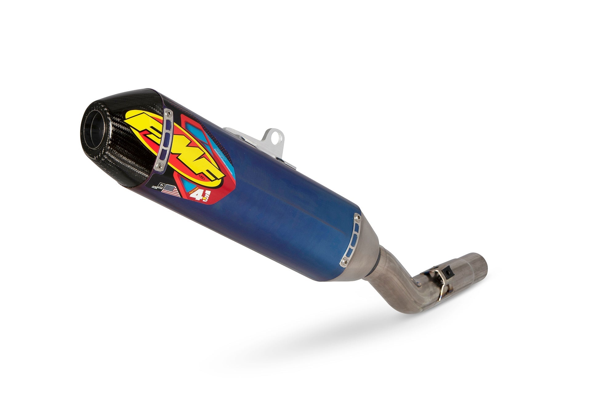 Fmf Factory 4.1 Rct Slip-on Mflr Ano Titanium W/r. Carbon Cap - Offroad Collection