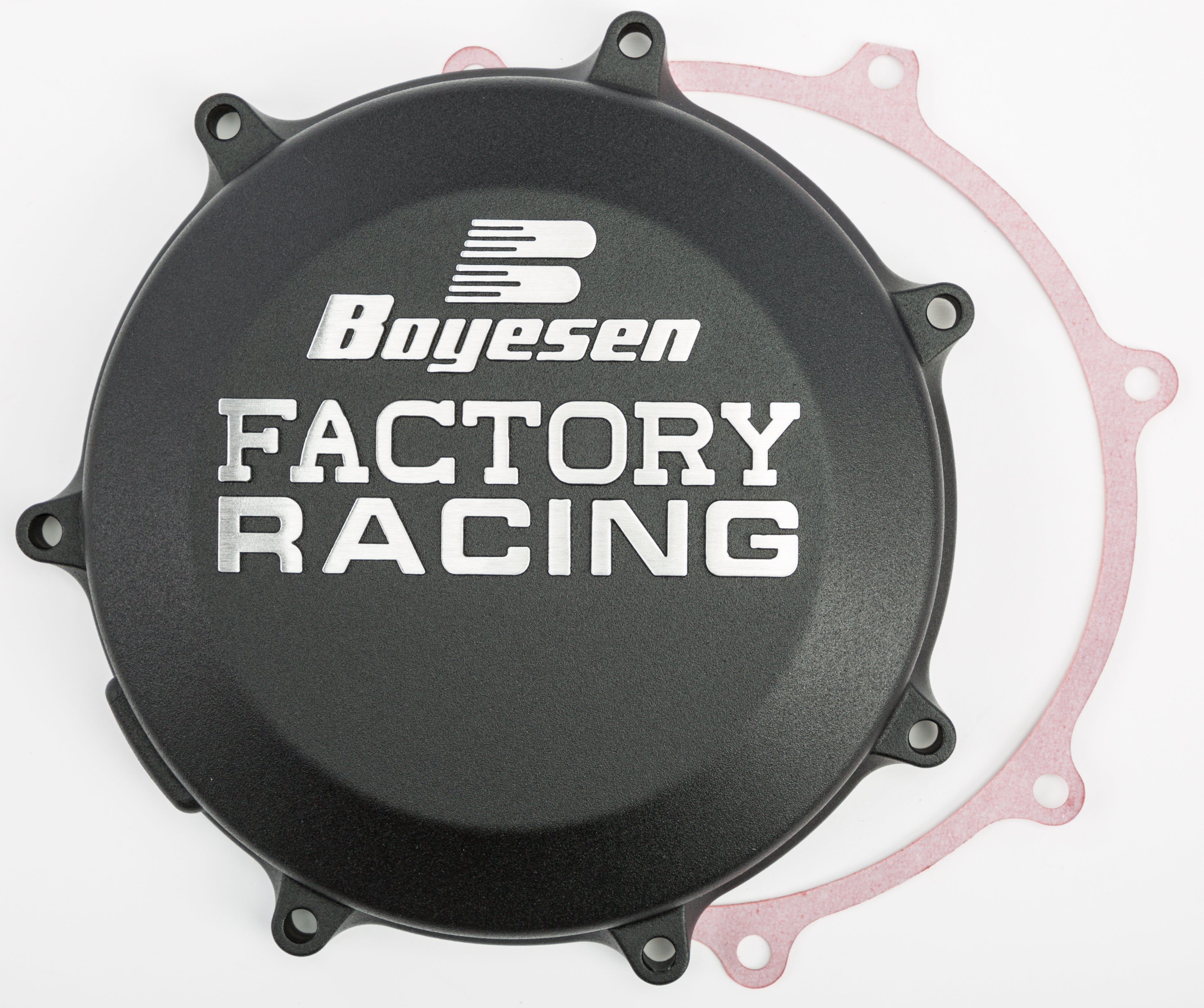 BOYESEN Factory Racing Clutch Cover Kaw Black