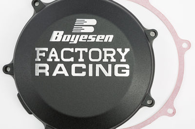 BOYESEN Factory Racing Clutch Cover Kaw Black