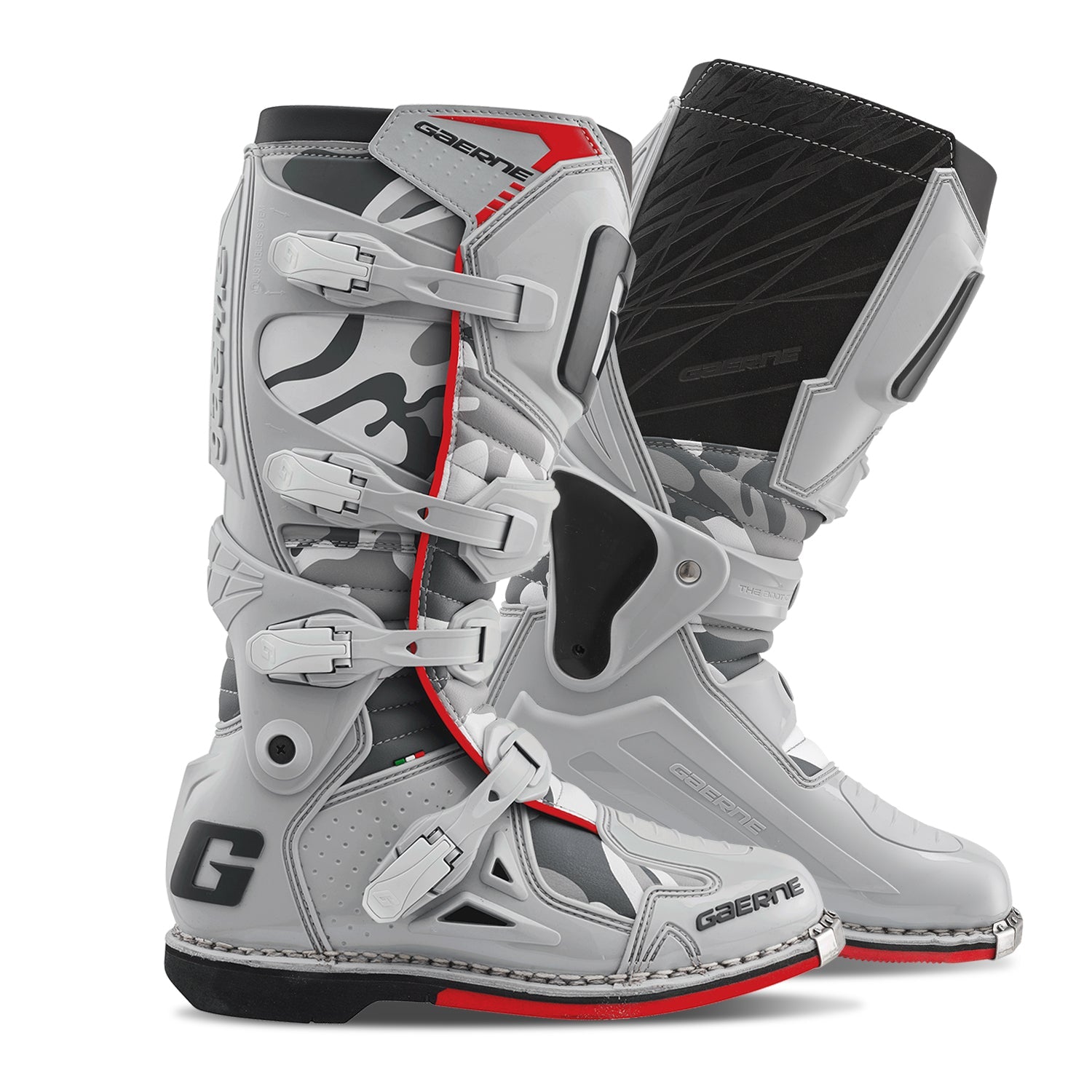GAERNE Fastback Endurance Boots Snow Camo Sz 8
