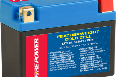 Fire Power Featherweight Lithium Battery 170 Cca 12v/27.6wh - Watercraft Collection