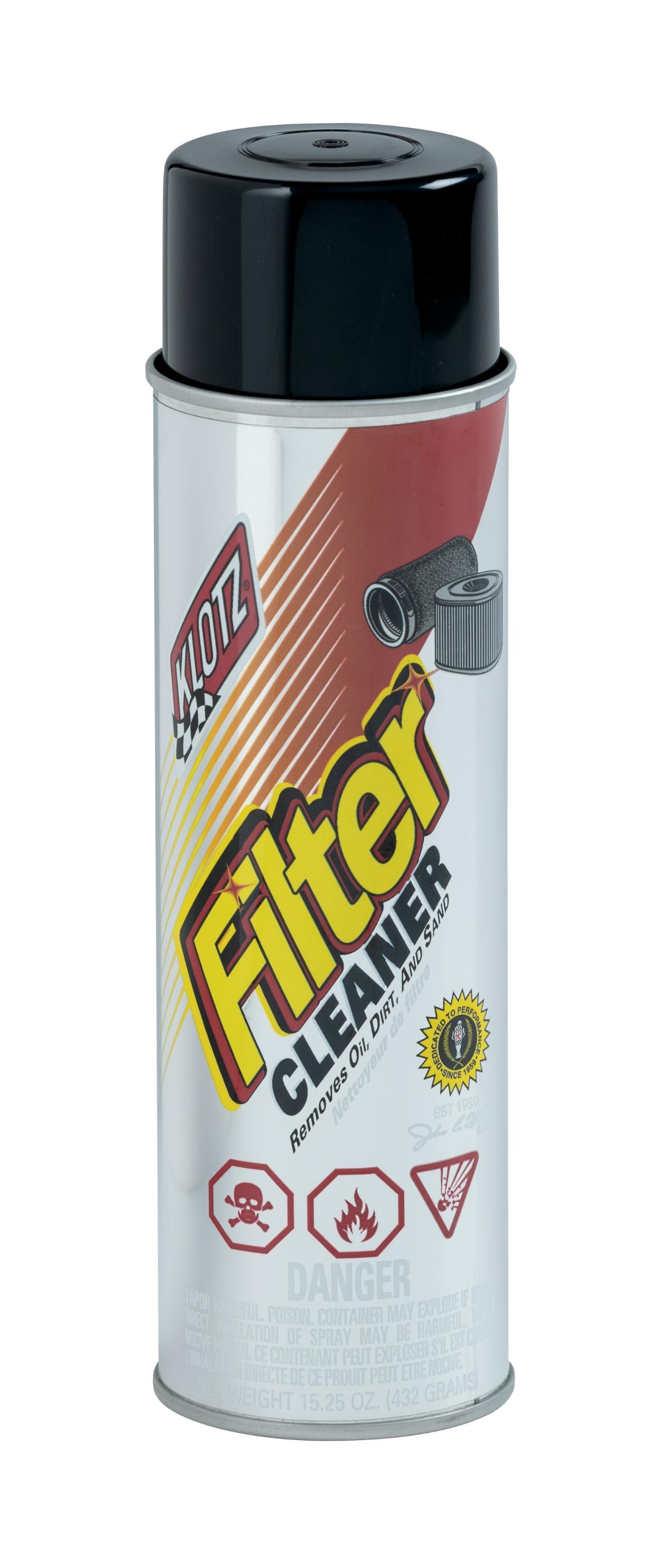 Klotz Filter Cleaner Aerosol 16oz - Harddrive Products