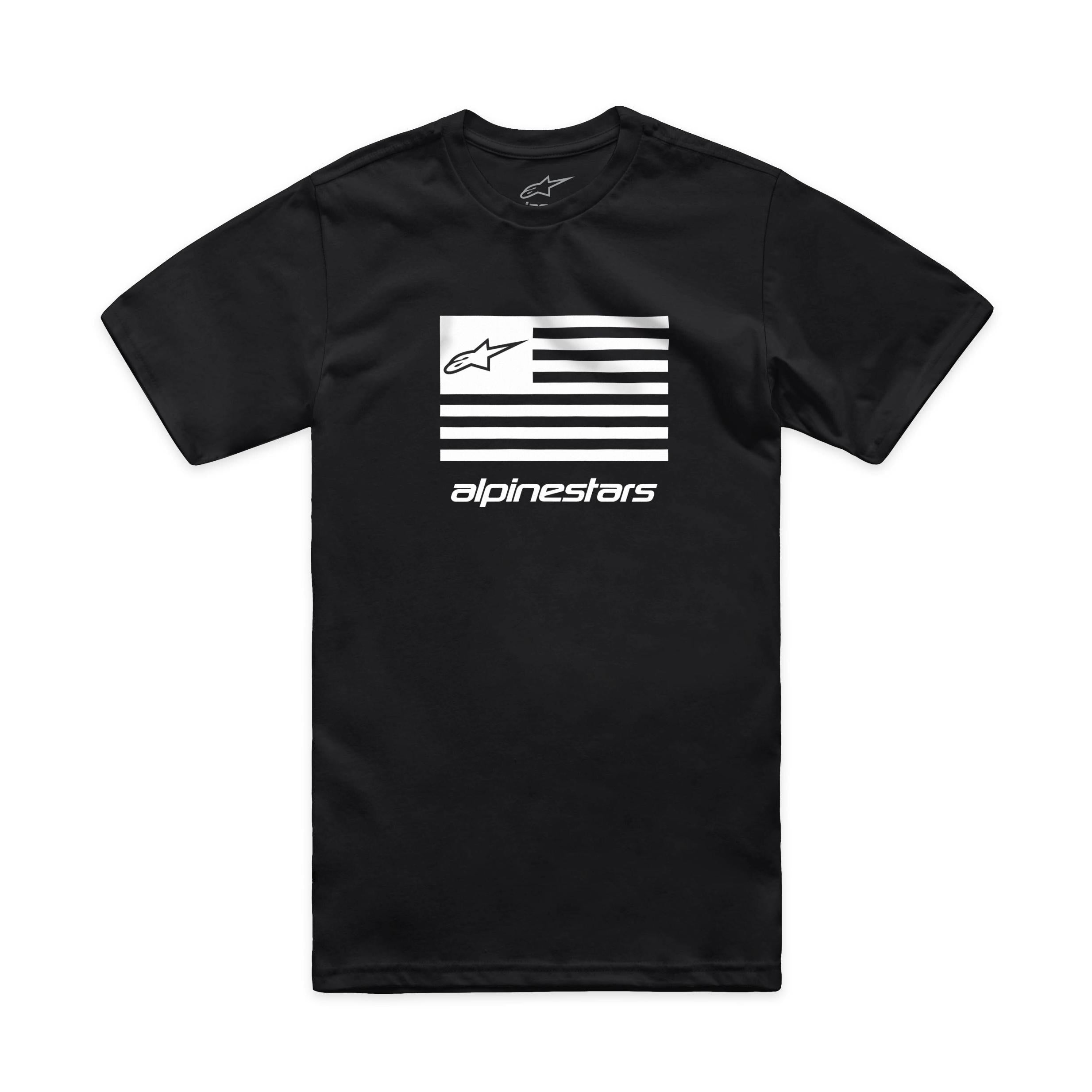 Alpinestars Flag Csf Tee White/blue Xl - Black/White / 2X-Large