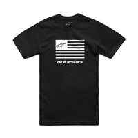 Alpinestars Flag Csf Tee White/blue Xl - Black/White / 2X-Large