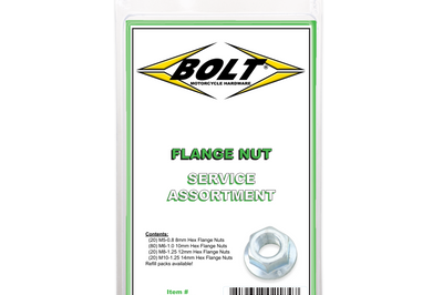 Bolt Flange Nut Assortment 140 Piece Kit - Tires & Wheels