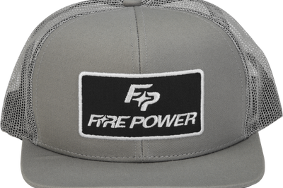 Fire Power Flat Bill Fp Hat Black - Watercraft Collection