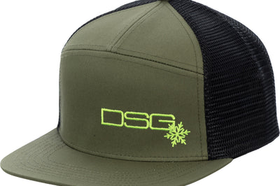 Dsg Flat Brim Cap Steel Blue - Fresh Olive - Apparel Collection