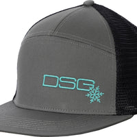 Dsg Flat Brim Cap Steel Blue - Black - Apparel Collection