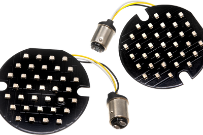 Letric Lighting Co Flat Lense Led Insert 1157 Amber - Harddrive Products